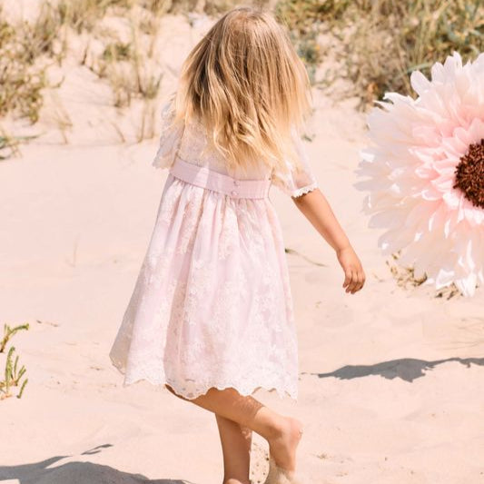 Pink & Lace Dress
